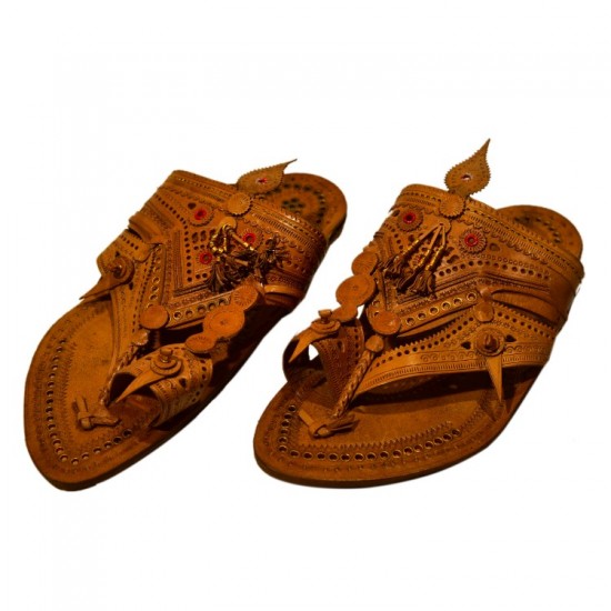 Buy Shahu Maharaj pattern Original Kolhapuri Chappal